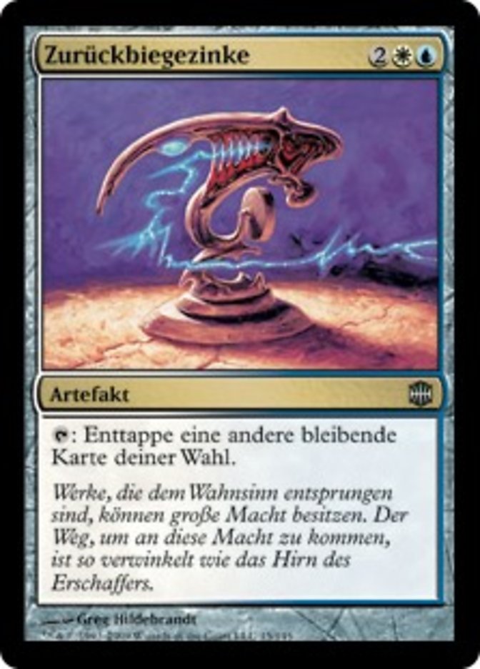 Zurückbiegezinke