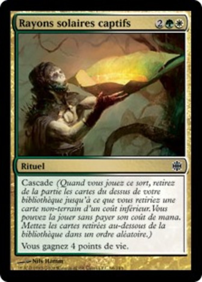 image Rayons solaires captifs