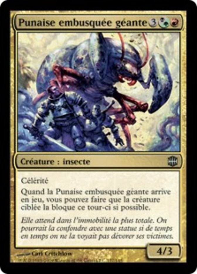 image Punaise embusquée géante