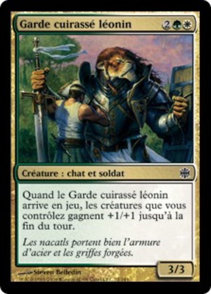 image Garde cuirassé léonin