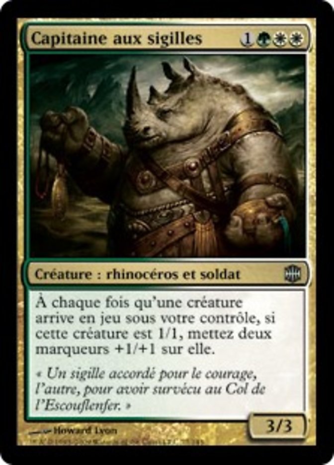 image Capitaine aux sigilles