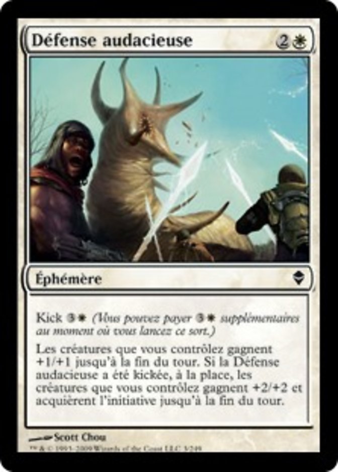 image Défense audacieuse