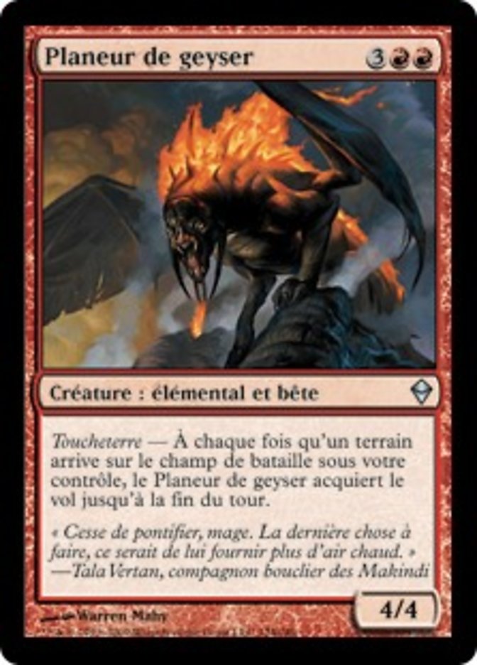 image Planeur de geyser