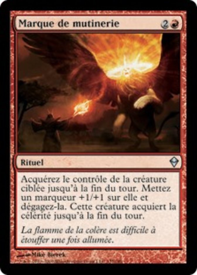 image Marque de mutinerie