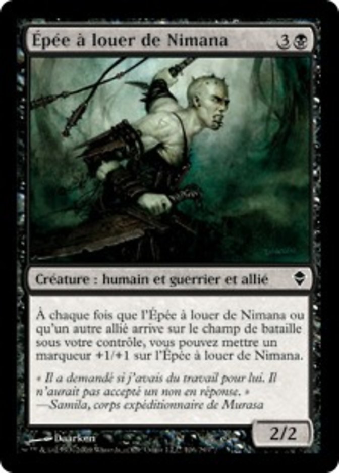 image Épée à louer de Nimana