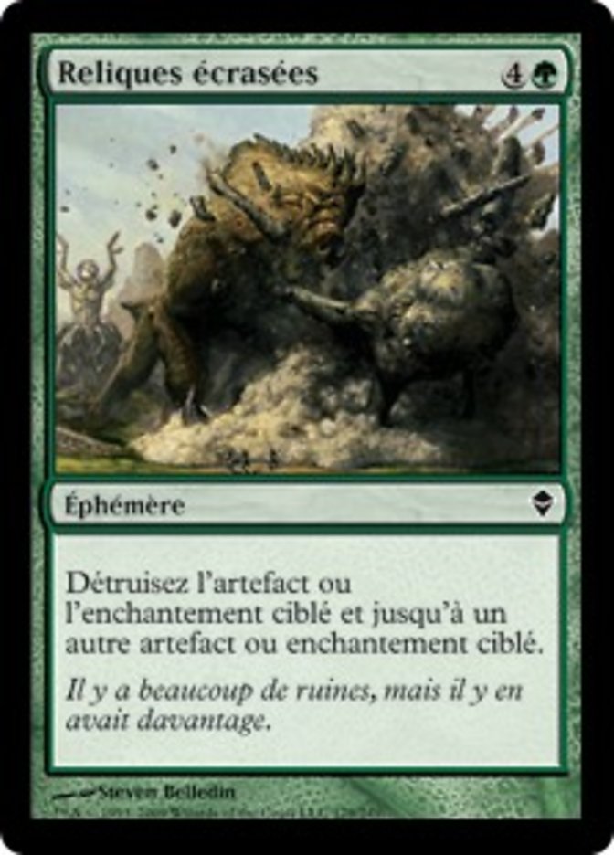 image Reliques écrasées