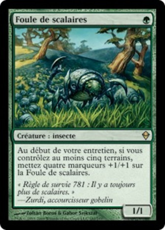 image Foule de scalaires