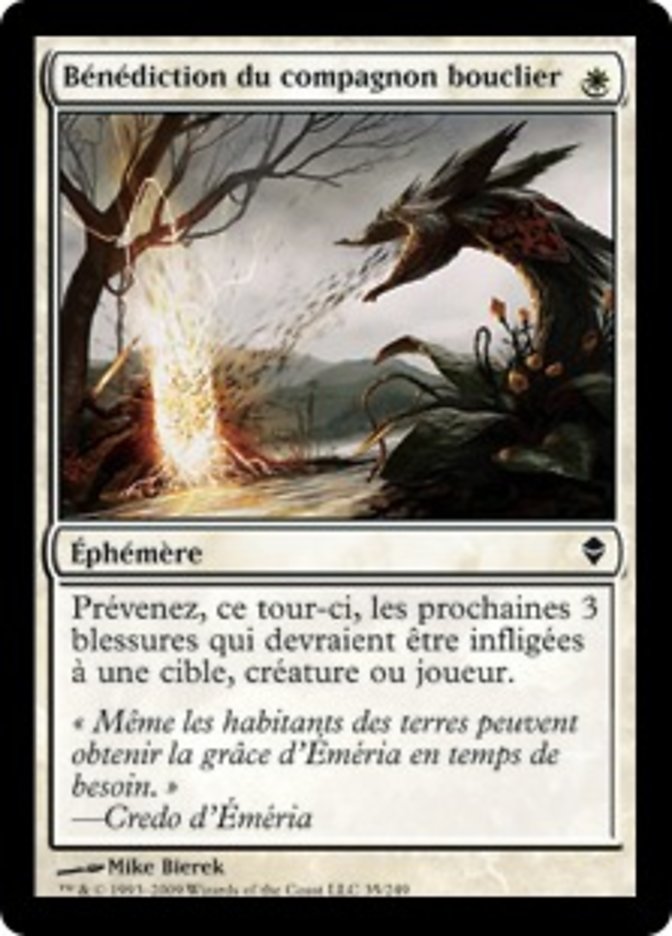 image Bénédiction du compagnon bouclier