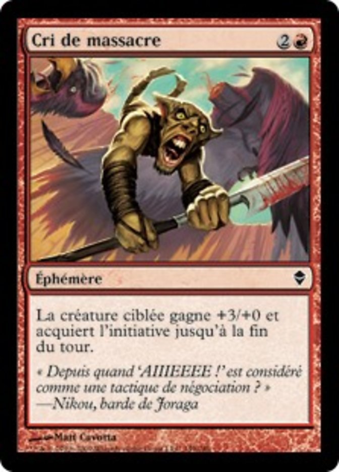 image Cri de massacre