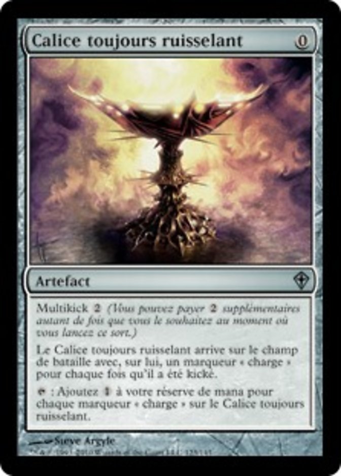 image Calice toujours ruisselant