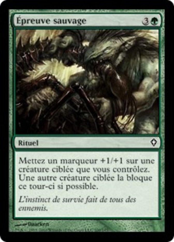 image Épreuve sauvage