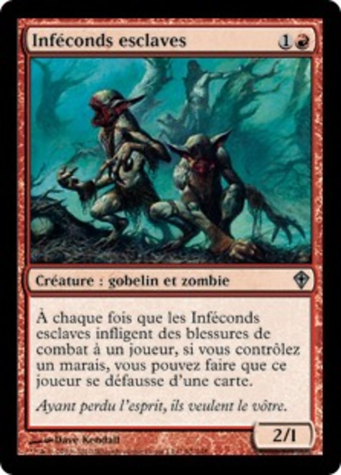 image Inféconds esclaves