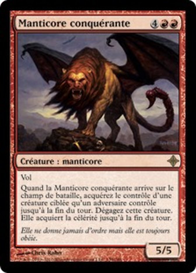 image Manticore conquérante