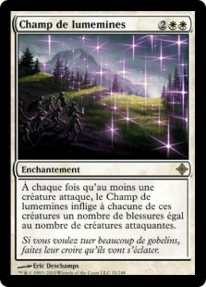 image Champ de lumemines