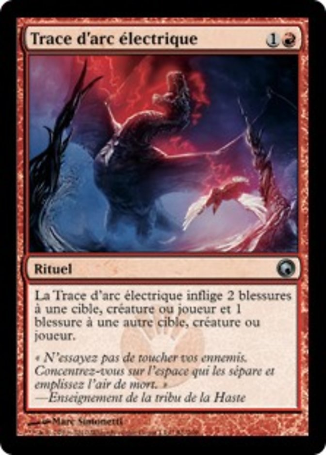 image Trace d'arc électrique