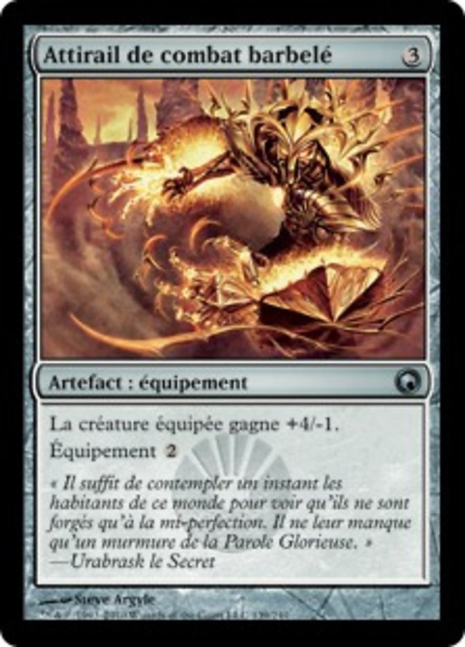 image Attirail de combat barbelé