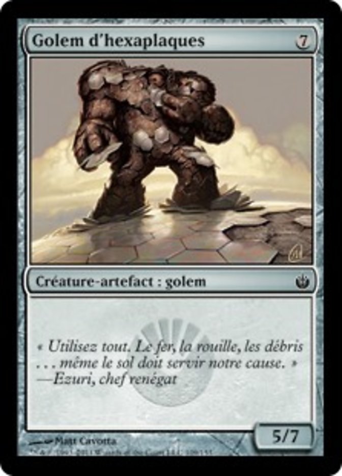 image Golem d'hexaplaques