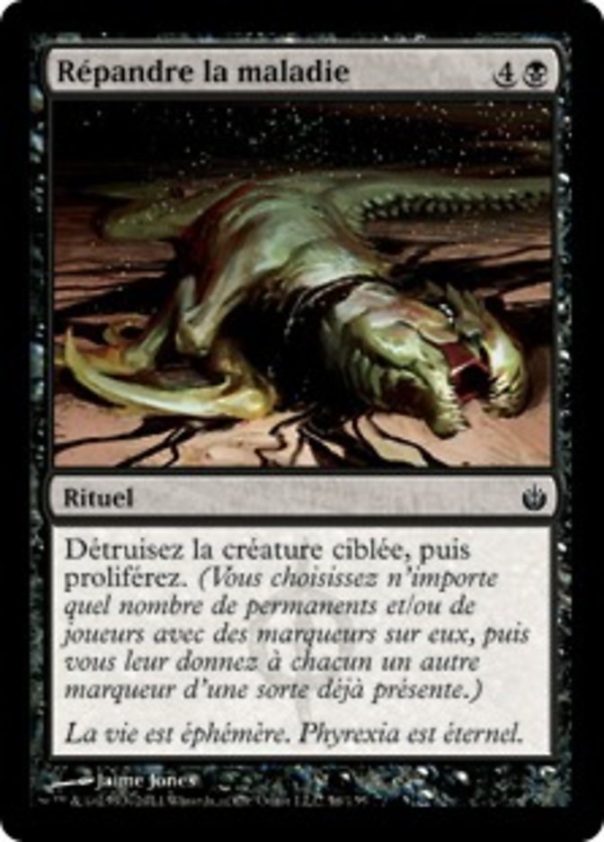 image Répandre la maladie