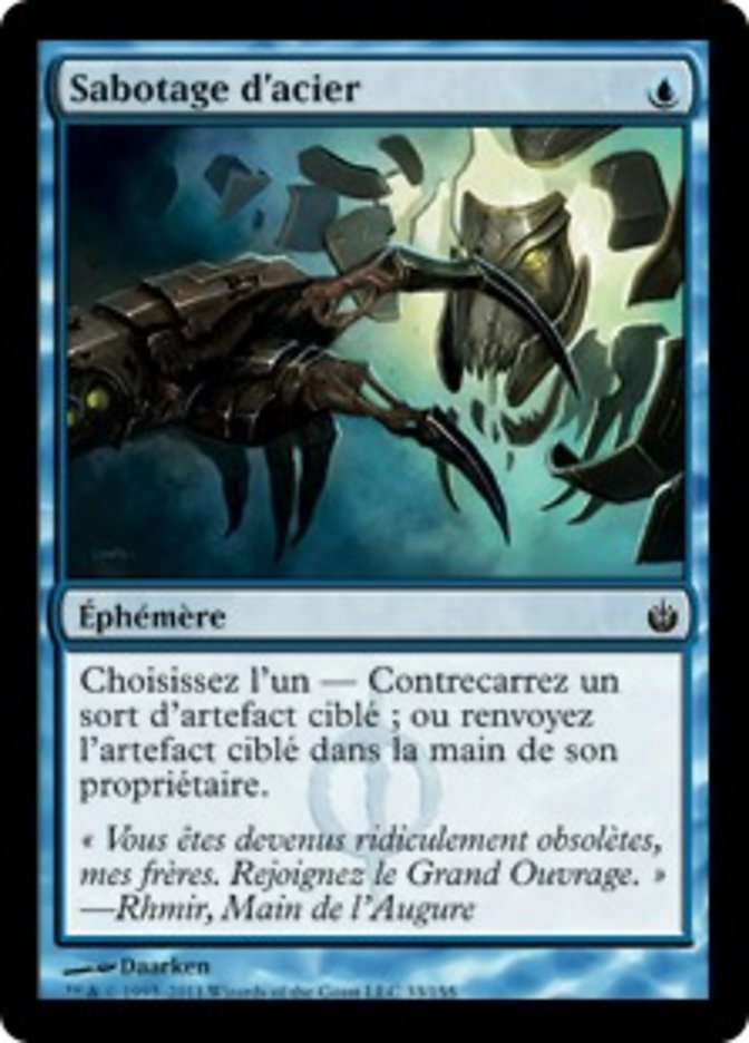 image Sabotage d'acier