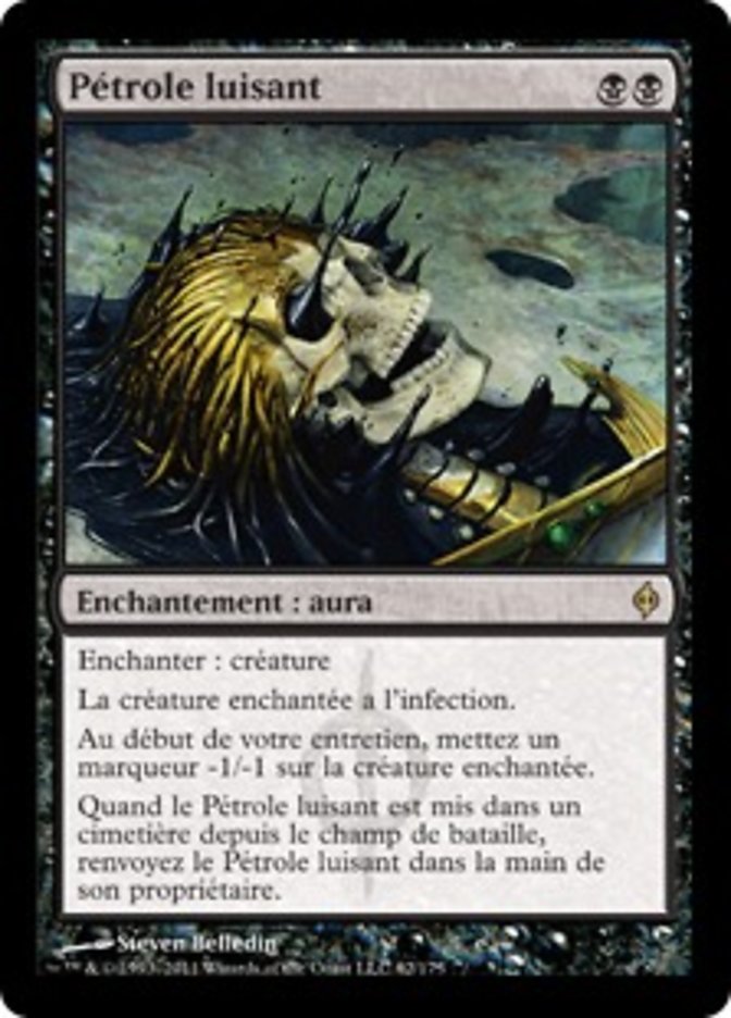 image Pétrole luisant