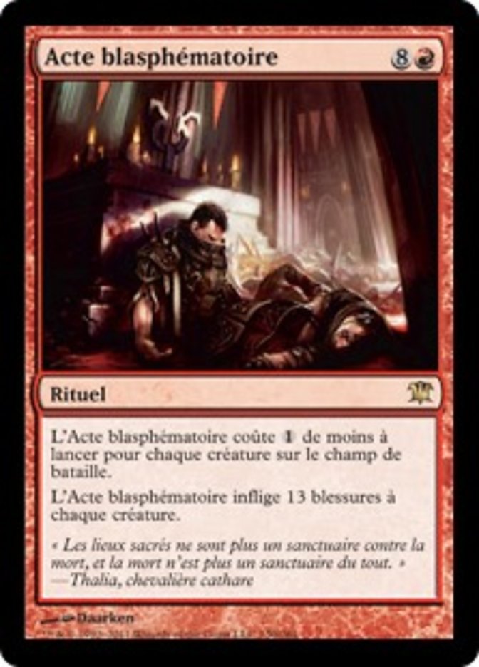 image Acte blasphématoire