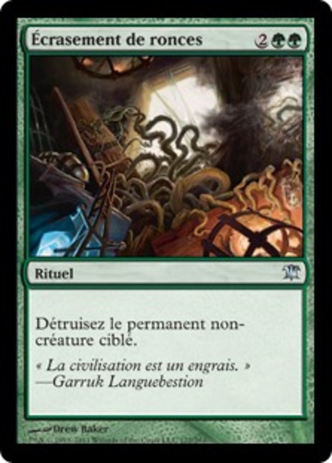 image Écrasement de ronces