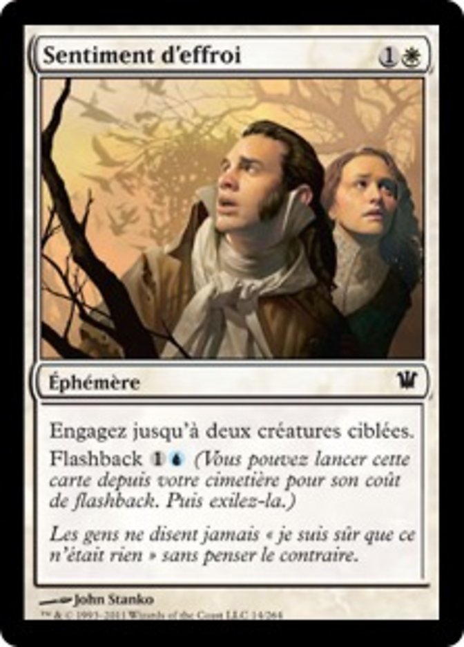 image Sentiment d'effroi