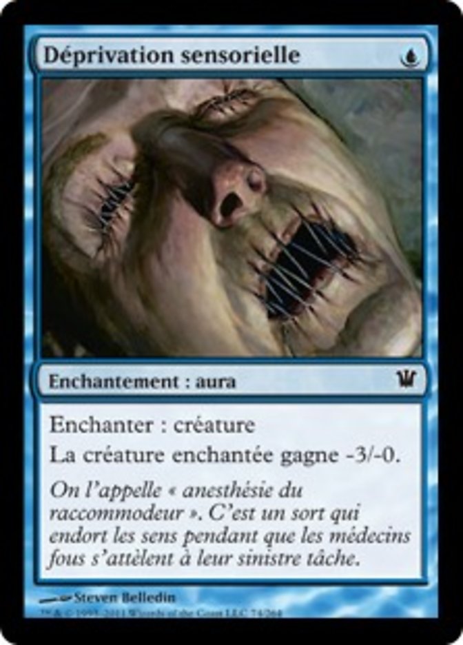 image Déprivation sensorielle