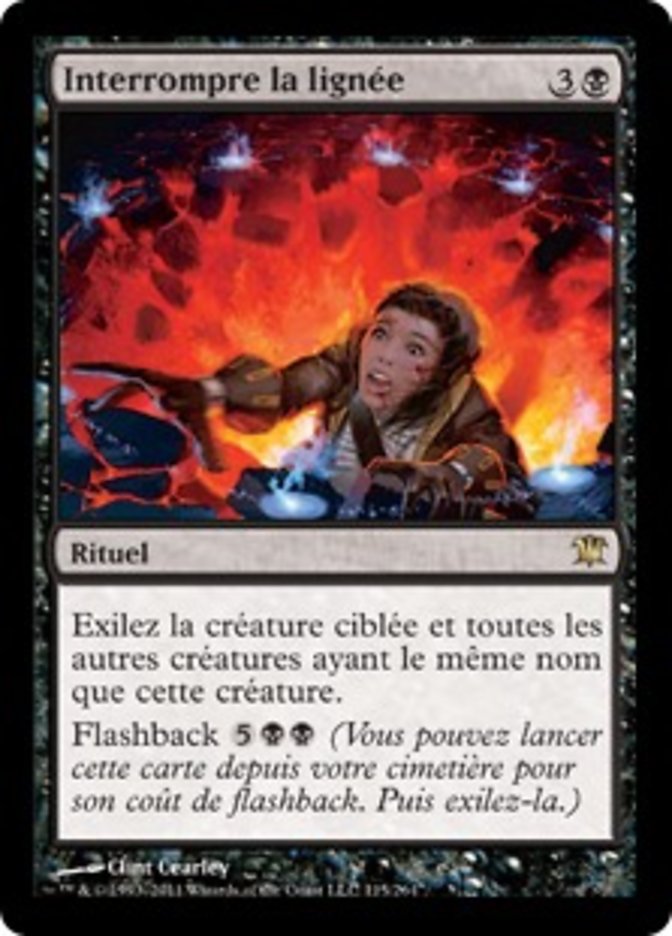 image Interrompre la lignée