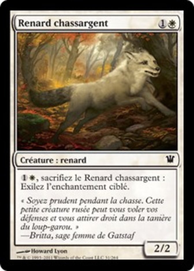 image Renard chassargent