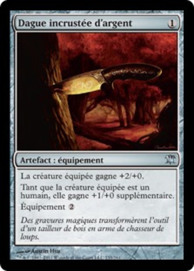 image Dague incrustée d'argent