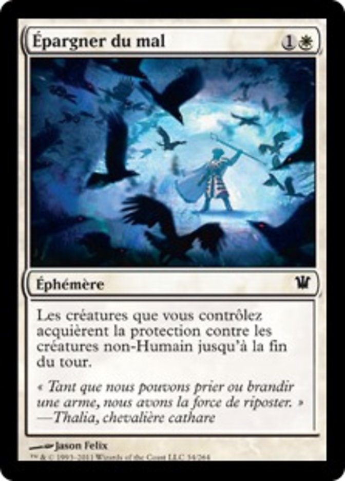 image Épargner du mal