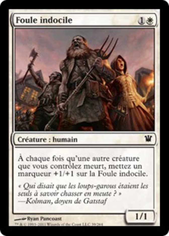 image Foule indocile