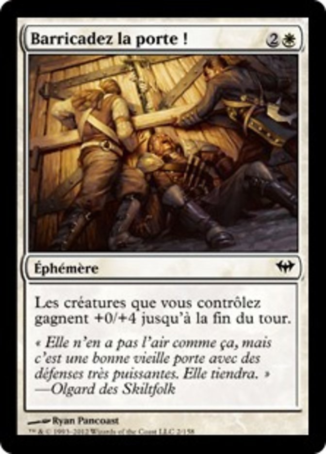 image Barricadez la porte !