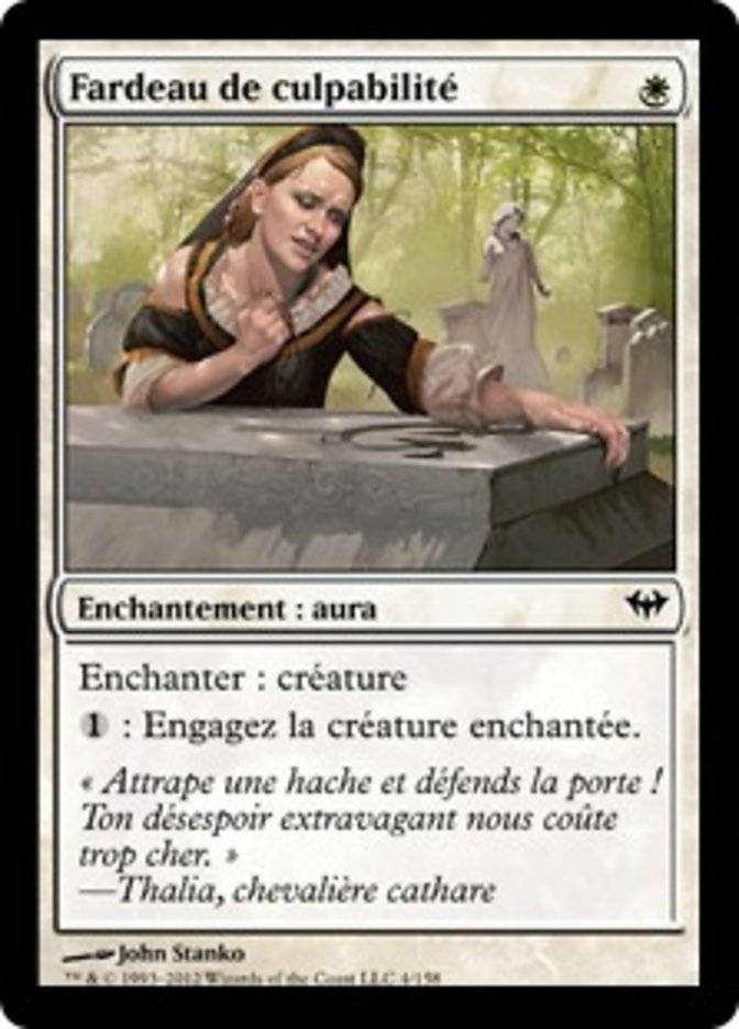 image Fardeau de culpabilité