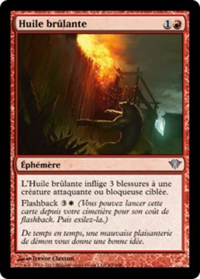 image Huile brûlante