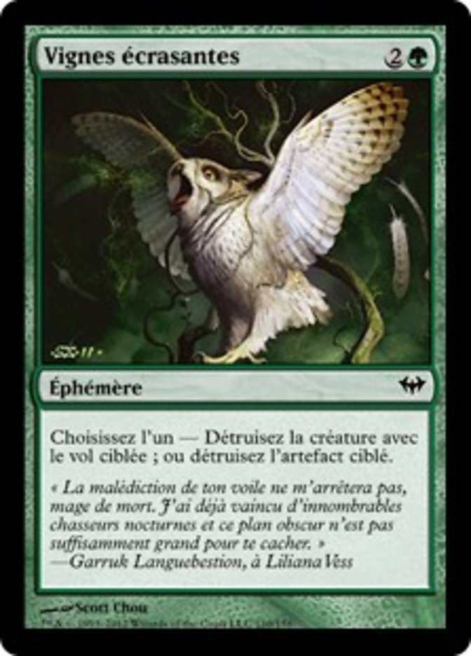 image Vignes écrasantes