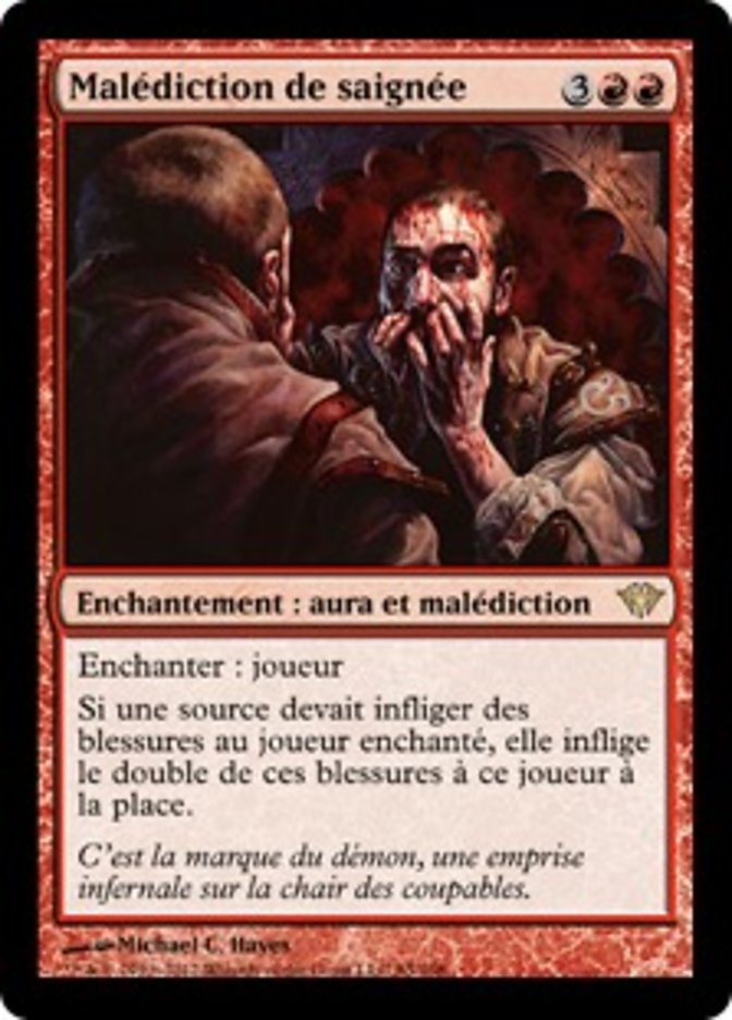 image Malédiction de saignée