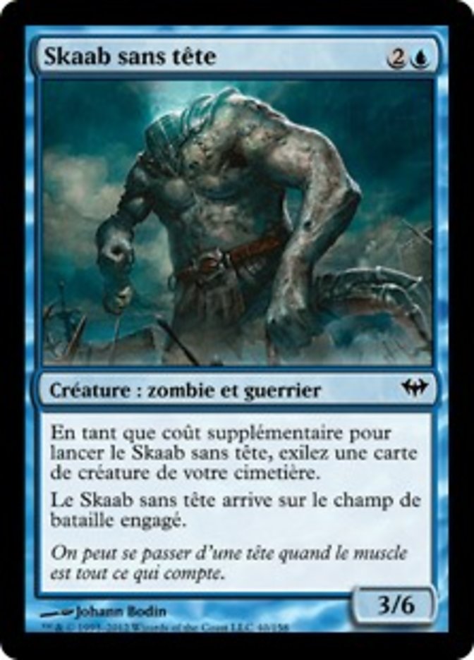 image Skaab sans tête