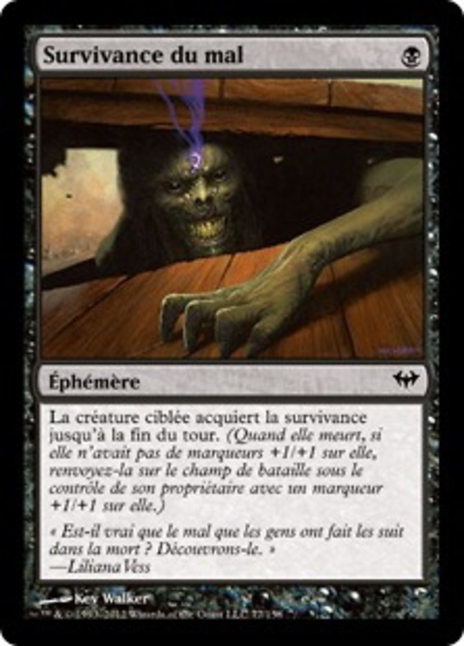 image Survivance du mal