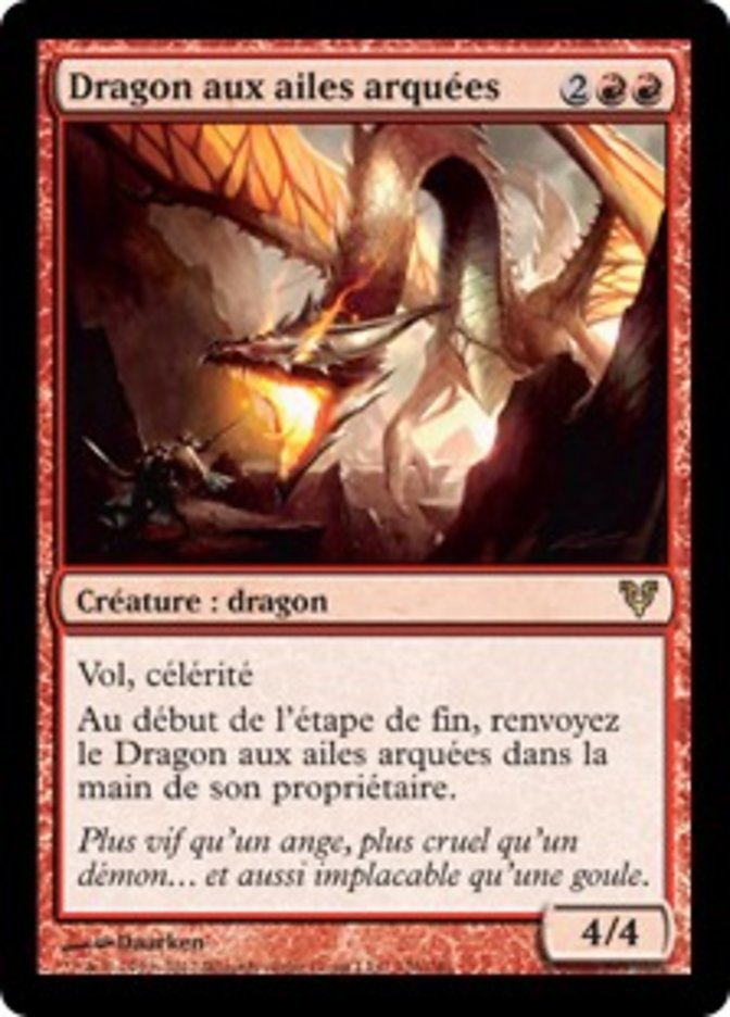 image Dragon aux ailes arquées