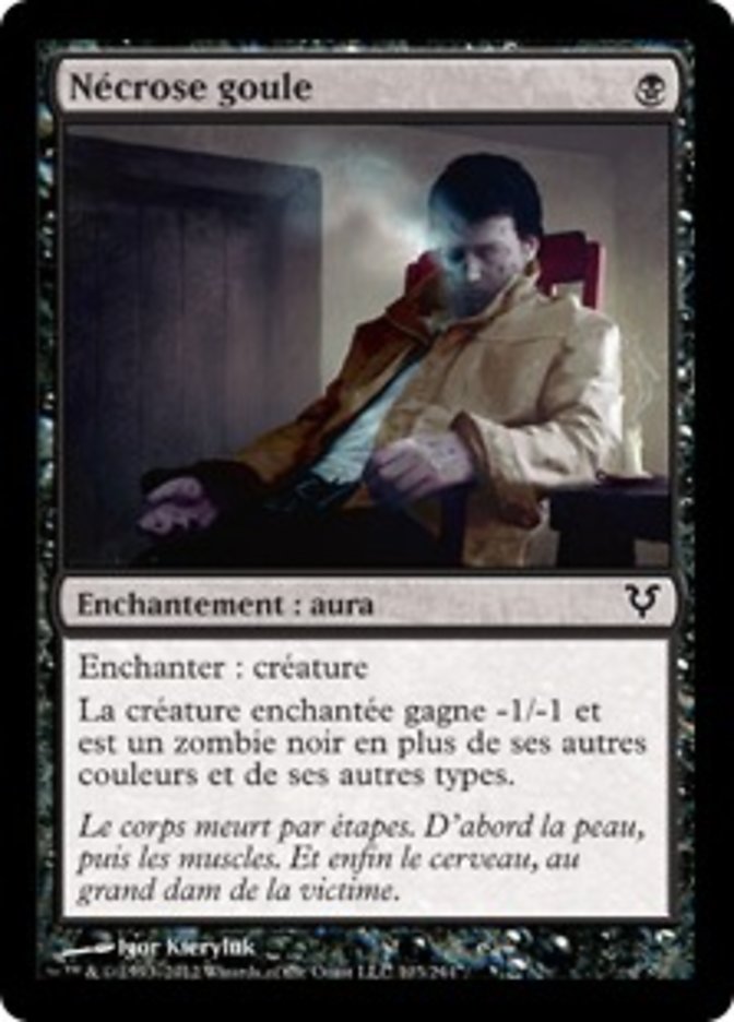 image Nécrose goule