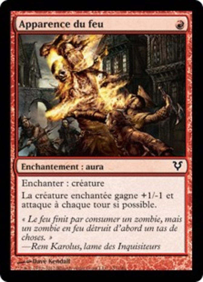 image Apparence du feu
