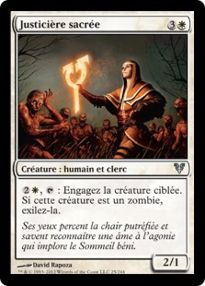 image Justicière sacrée