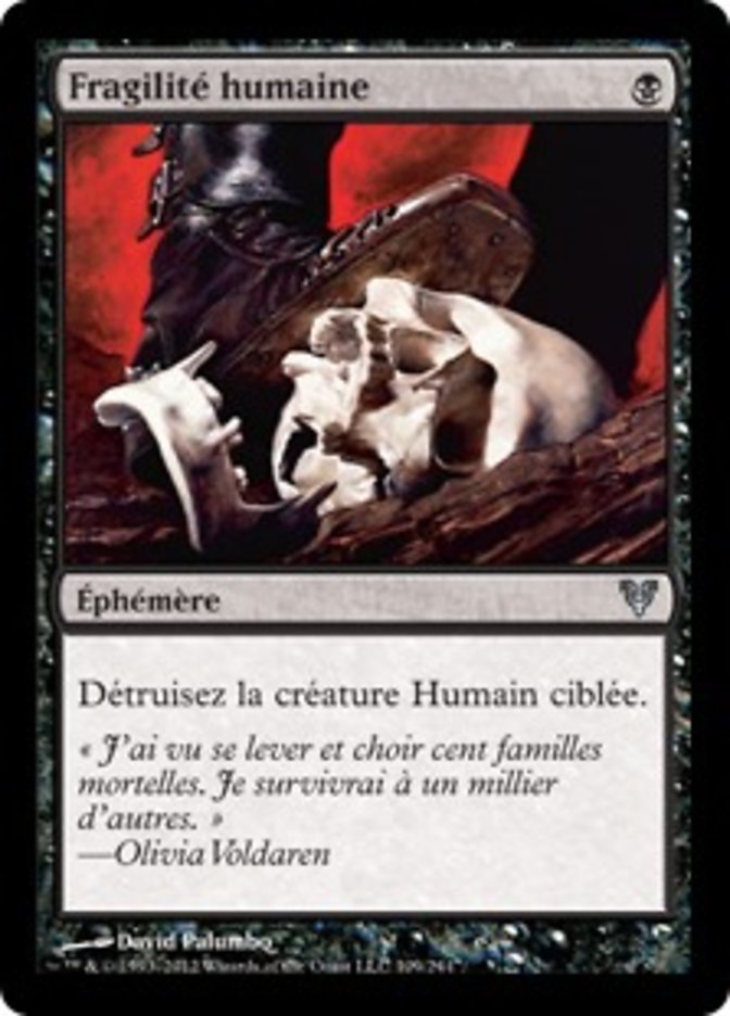 image Fragilité humaine