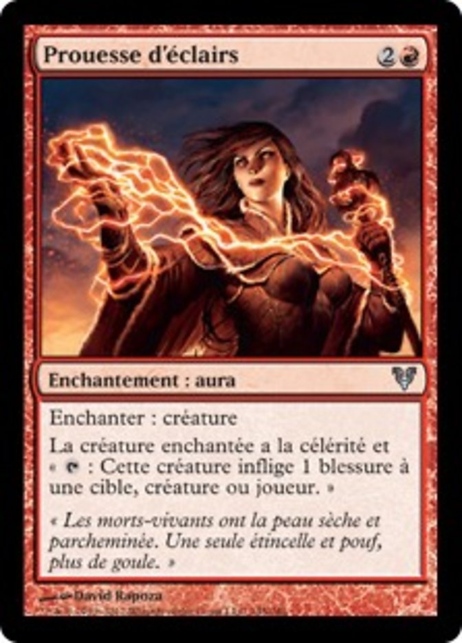 image Prouesse d'éclairs