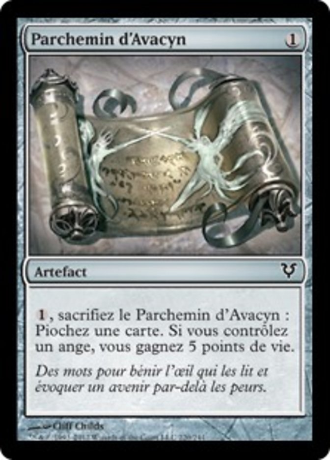 image Parchemin d'Avacyn