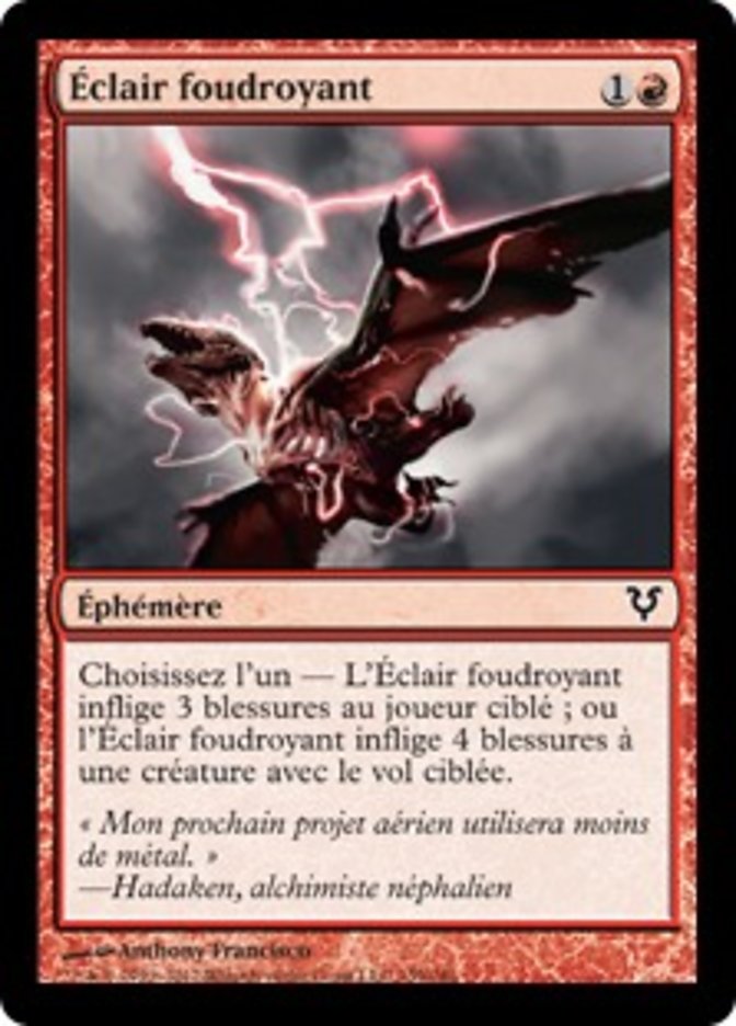 image Éclair foudroyant