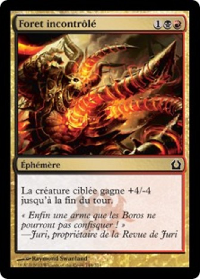 image Foret incontrôlé