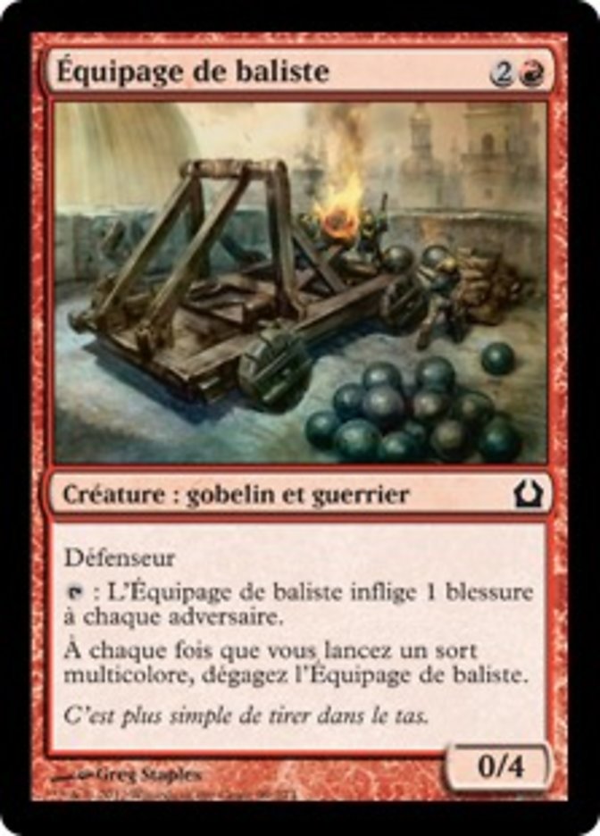 image Équipage de baliste